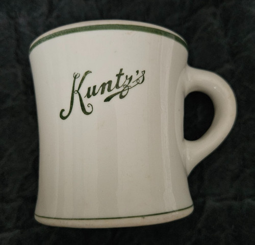 Vintage Kuntz's Cafe Dayton Ohio Restaurant Coffee Mug (Shenango China)