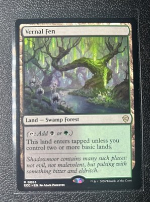 MTG: Lorwyn Eclipsed Commander, Vernal Fen