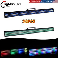 US 2pc Leds Flash Stage Dmx512 Strobe Bar Pixel light Dj Club Led strobe lights