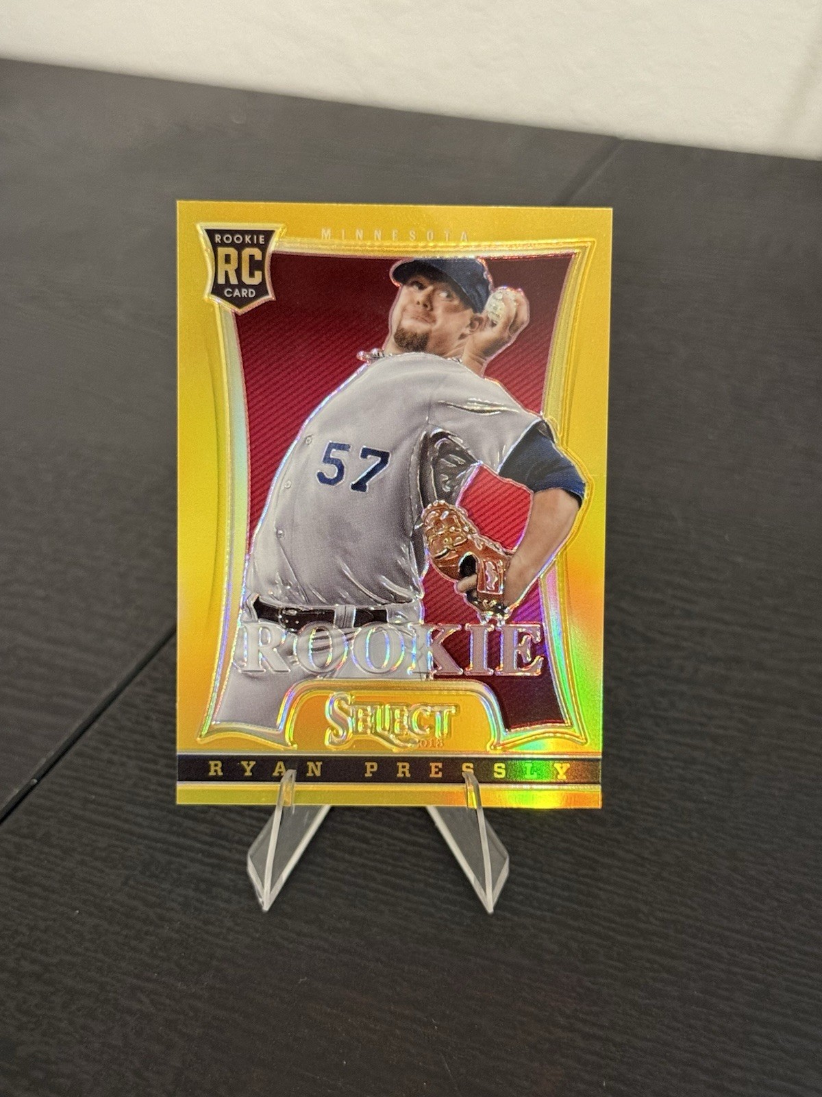 2013 Panini Select - Ryan Pressly #149 Gold Prizm /25 (RC)