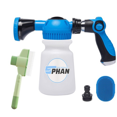 #ad Giant Pet Washing Hose Attachment 6 in 1 Soap Sprayer Moden Garden Hose Nozz... $31.97