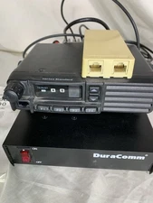 Vertex Standard VX-2100 2200 UHF Mobile 2-Way Radio And Duracomm  Power Supply