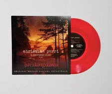Twilight Breakign Dawn Christina Perri Thousand Years 7" red vinyl New Seal