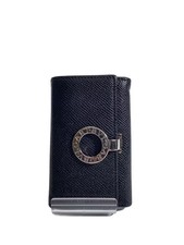 BVLGARI Key Case Black Men's 30422