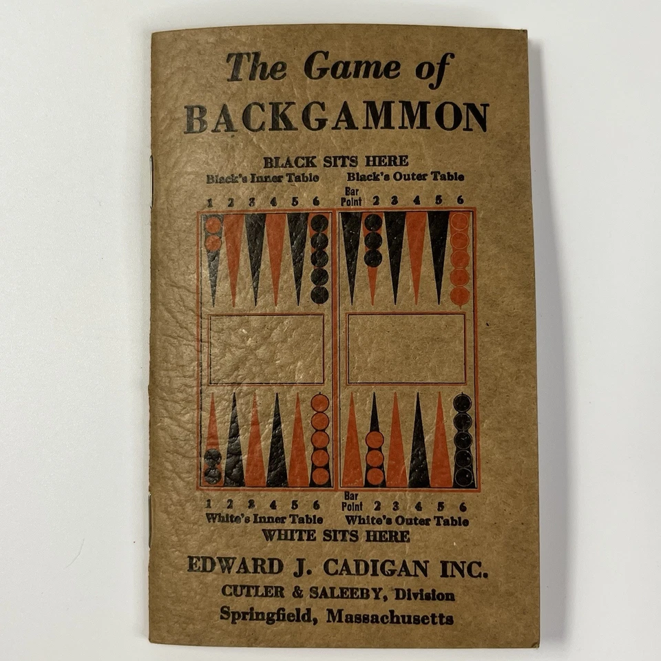 Antique 1930 Pre-WWII Cutler & Saleeby The Backgammon Game Chips with Swastikas - Image 2 of 4
