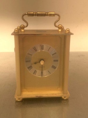 Small Vintage German 75th Year of the Statue of Liberty  Carriage Clock - BEx o5