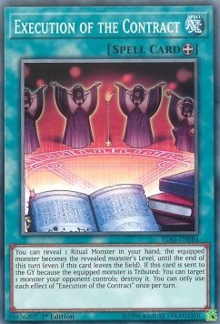 YuGiOh Execution of the Contract IGAS-EN084 Common Englisch EX unl.