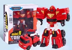Fire Engine Robot Transforming Robot Toy Action Figure V Valkan Athlon Vehicle