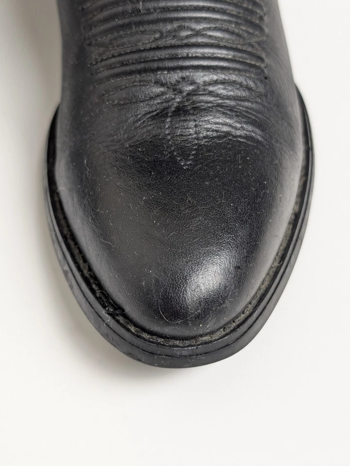 Botas vaqueras occidentales de cuero negro Ariat Heritage para mujer talla 6,5B Foto 2 de 4