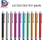 10-40 Pack Stylus Pens for iPad Anti-Scratch Pen Fit Touchscreen Precise Input