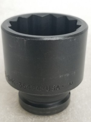 S-K Tools 35454 Standard Impact Socket 3/4-in. Drive 12-Pt 1-11/16'' Made in USA