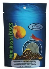 Mini Algae Discs - Sinking Fish Food for Snails, Shrimp  Bottom Feeders 1.5oz 