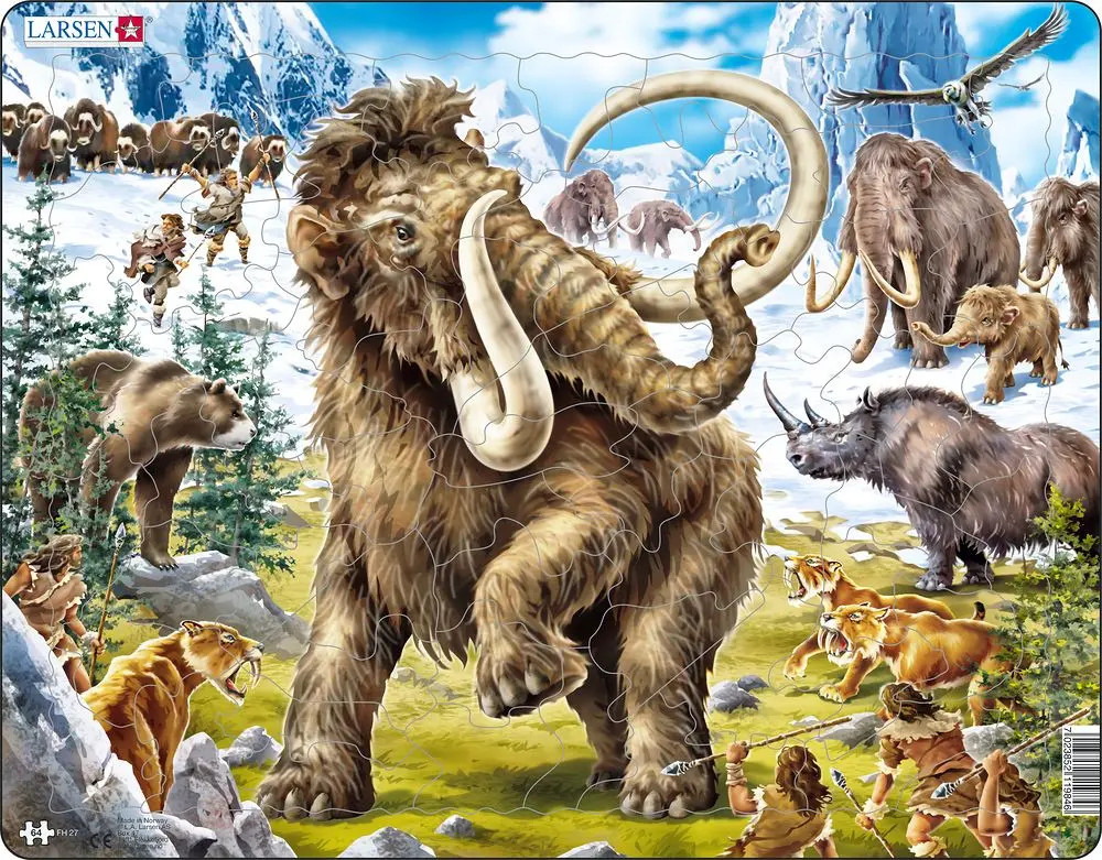Larsen Mehrfarbig Mammut (64 Teile) - Bild 3