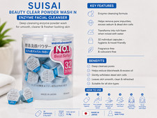Kanebo Suisai Beauty Clear Powder Wash N 32 Capsules Enzyme Facial Cleanser Made