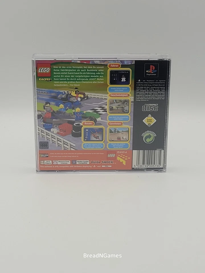 Lego Racers Ps1 Playstation 1 CIB -Sehr guter Zustand- - Bild 2 von 3
