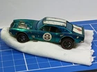 1969 Hot Wheels Redline "Heavy Chevy" Spectraflame Aqua Mattel Hong Kong Spoiler