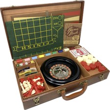 Vintage 1944 E.S. Lowe Casino  Game Case - Ho...