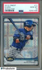 2012 Topps Finest XFractor #11 Ichiro Seattle Mariners HOF PSA 10 GEM MINT