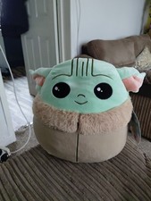 Squishmallows Star Wars Baby Yoda The Child 10” Plush Grogu Mandalorian Official