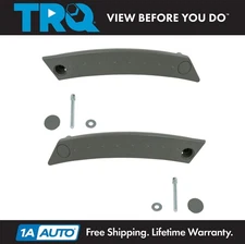 TRQ Front Interior Inside Door Handle Pull Handle Gray Set 2pc for VW Beetle