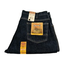 Dickies Work Jeans Relaxed Fit Men  s Size 38x33 Blue Straight Leg NWT