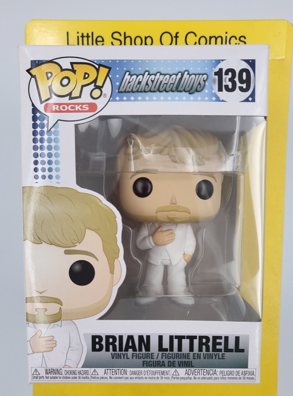 Funko Pop! Rocks Backstreet Boys Brian Littrell #139 Vinyl Figure See Photos