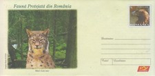 ROMANIA 040/2009 LYNX & AQUILA CRISAETOS postal stationery cover