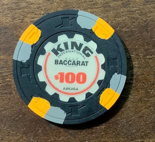 King International $100 Baccarat Chip - Palm Beach, Aruba