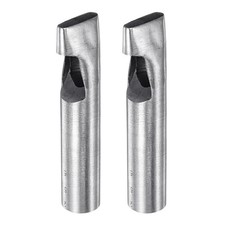 2pcs Oval Hole Punch 6x25mm Leather Hollow Cutter Oblong Punch for Strap Belt