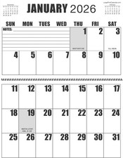 Jumbo Large Print | 2024 | Wall Calendar | 13-months - January 2024 to January 2 Jumbo Large Print | 2024 | Wall Calendar | 13-months - January 2024 to January 2