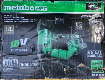 Metabo HPT  18 V  18 - Gauge Cordless Brad Nailer NT1850DF