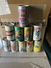 Vintage Dixie Beer  Regal Cans  plus Dixie private brands New Orleans lot 
