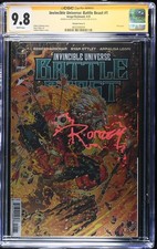INVINCIBLE UNIVERSE BATTLE BEAST #1 - MYERS OTTLEY SIGNED REMARK 1:100 CGC 9.8
