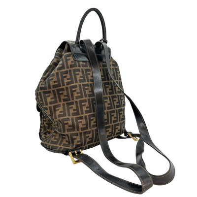 FENDI Backpack Daypack Zucca Pattern canvas/leather Women | eBay display picture 3