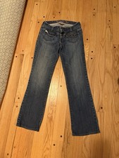Y2K Abercrombie & Fitch Low Rise Straight Leg Flap Pockets Size 4 Jeans