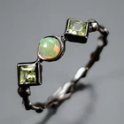 Handmade Natural Opal Ring 925 Sterling Silver Size 7 /R473287