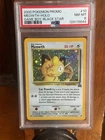 2000 Pokémon Meowth WotC Promo Holo #10 10/53 Game Boy Black Star PSA 8
