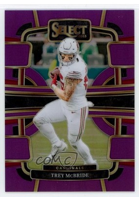 2023 Panini Select Concourse Purple Prizm /75 Trey McBride #1 1w2d