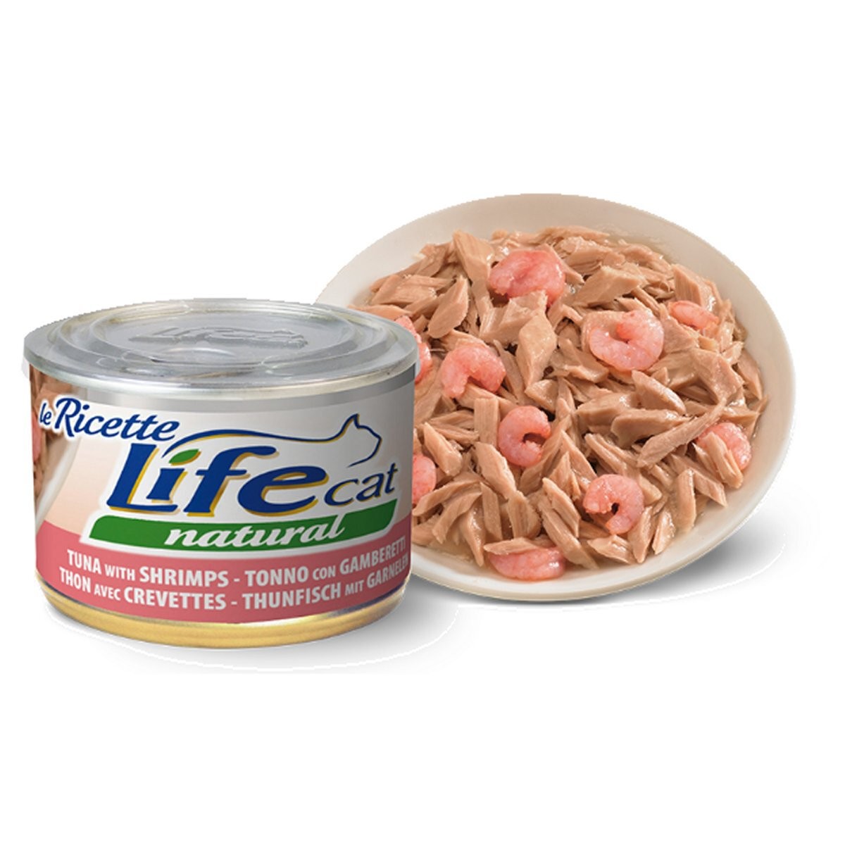 LIFE NATURAL CON TONNO CON GAMBERETTI 150 GR