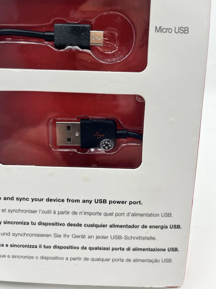 Cable de carga y sincronización de alta velocidad micro USB Just Wireless de 6 pies  Foto 4 de 4