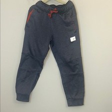 608. Russell boys Athletic Blue and Red Joggers with Elastic Cuffs