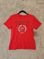 Western Kentucky University Adult T-Shirt Hilltoppers Logo Red - Small