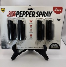NEW guard dog security pepper spray -4 Pack. Personal Protection Quick Action