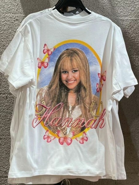 Hannah Montana x Bershka Limited Edition Camiseta Oversize Tshirt Miley Cyrus M