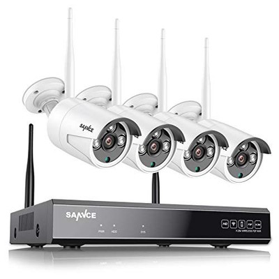 Drahtloses CCTV-Überwachungskamerasystem 8 Kanäle 5 MP NVR-Recorder mit 4 x 3 MP