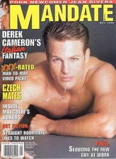 rare MANDATE vintage gay magazine may 1998