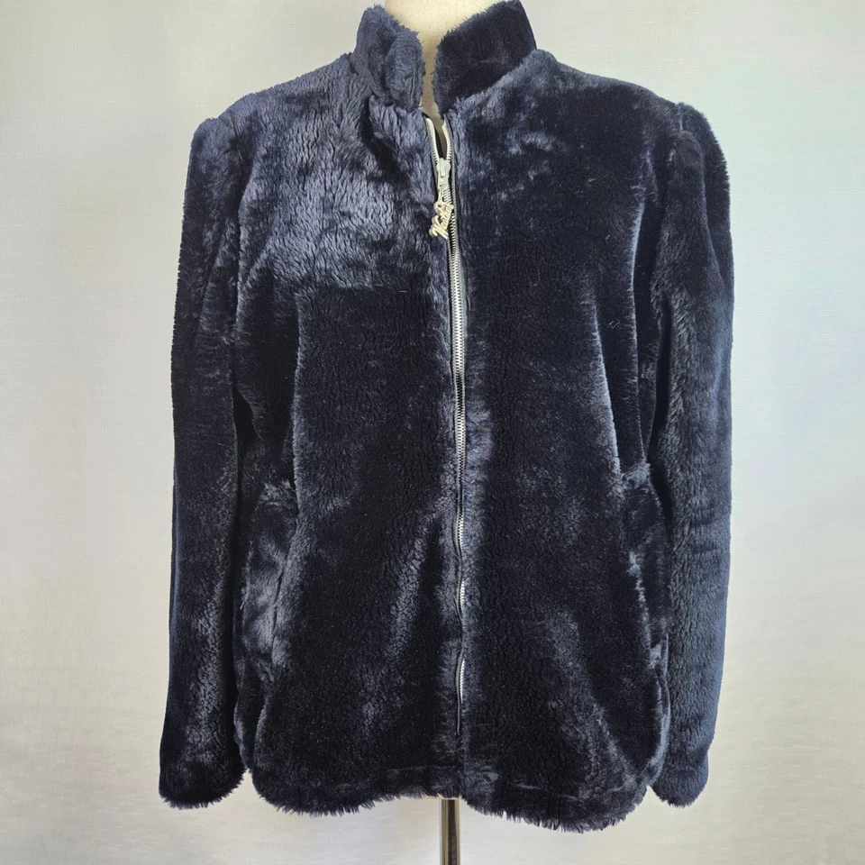 Chaqueta Negra De Colección Weather Domer Piel Sintética Y2K Estilo Bombardero Glamour Retro Para Mujer XL Foto 2 de 4