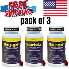 MacuHealth Eye Vitamins 90 Softgels Pack of 3 – Vision & Macular Support