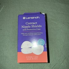 Lansinoh Contact Nipple Shield with Case 16mm 2ct - A111404