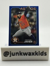 2024 Topps #269 Cristian Javier Blue Border